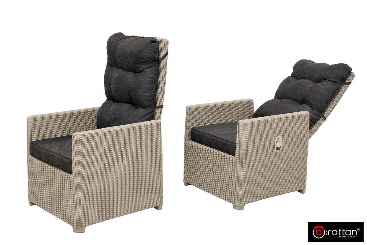 B:Rattan Комплект уличной мебели MANCHESTER SET 2, цвет серый
