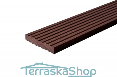 ДПК погонаж (торцевая планка) 70*13*4000мм, коричневый – Интернет-магазин «Terraska.shop»