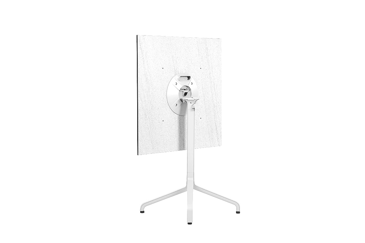 Стол складной квадратный Frasca Mini 70*70, белый (база + столешница)