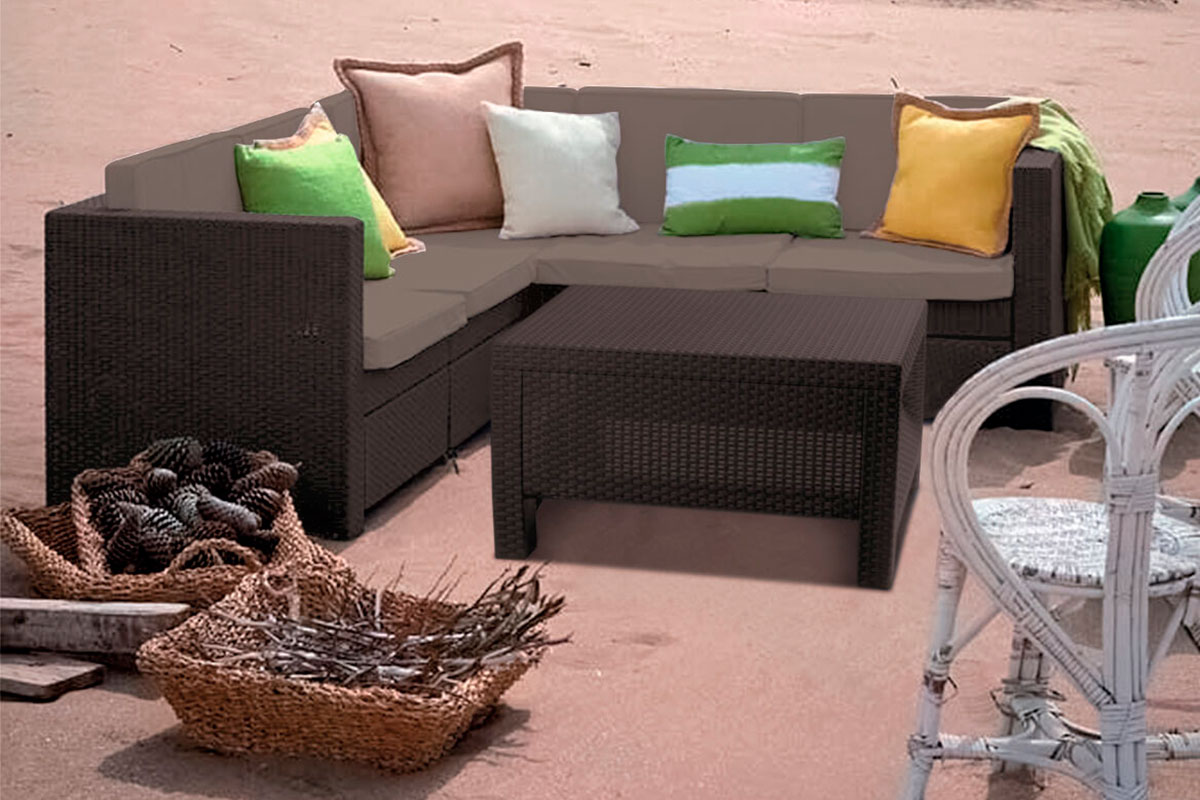 Комплект мебели Provence Set, коричневый