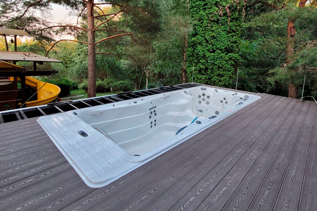 Террасная доска Holzhof Solid полнотелая 150*18*4000мм, венге, П6