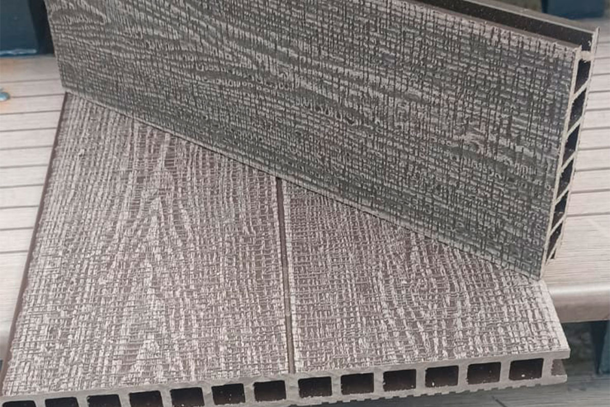 Террасная доска Deckron Woodlike 153*28*4000мм, венге, П7