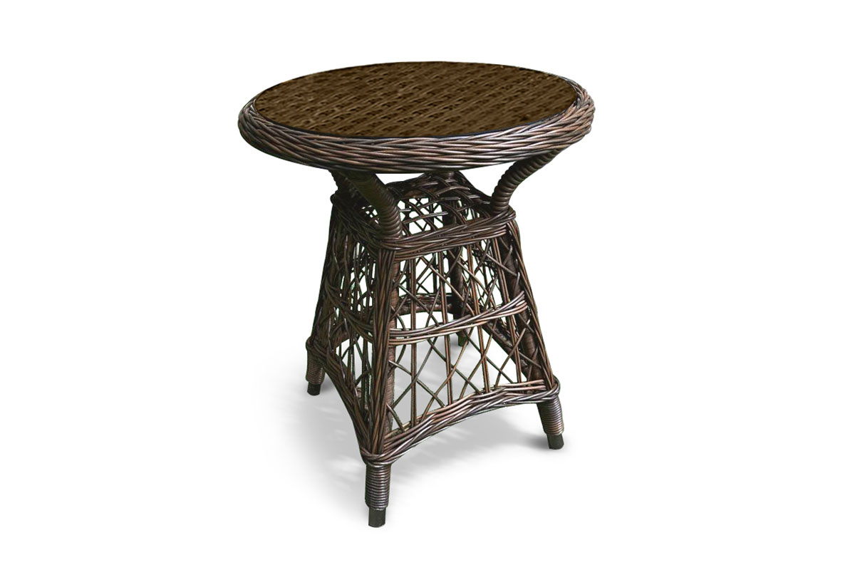 Комплект плетеной мебели МОККА LORETO (стол кофейный круглый, 2 кресла), Бронзовый
