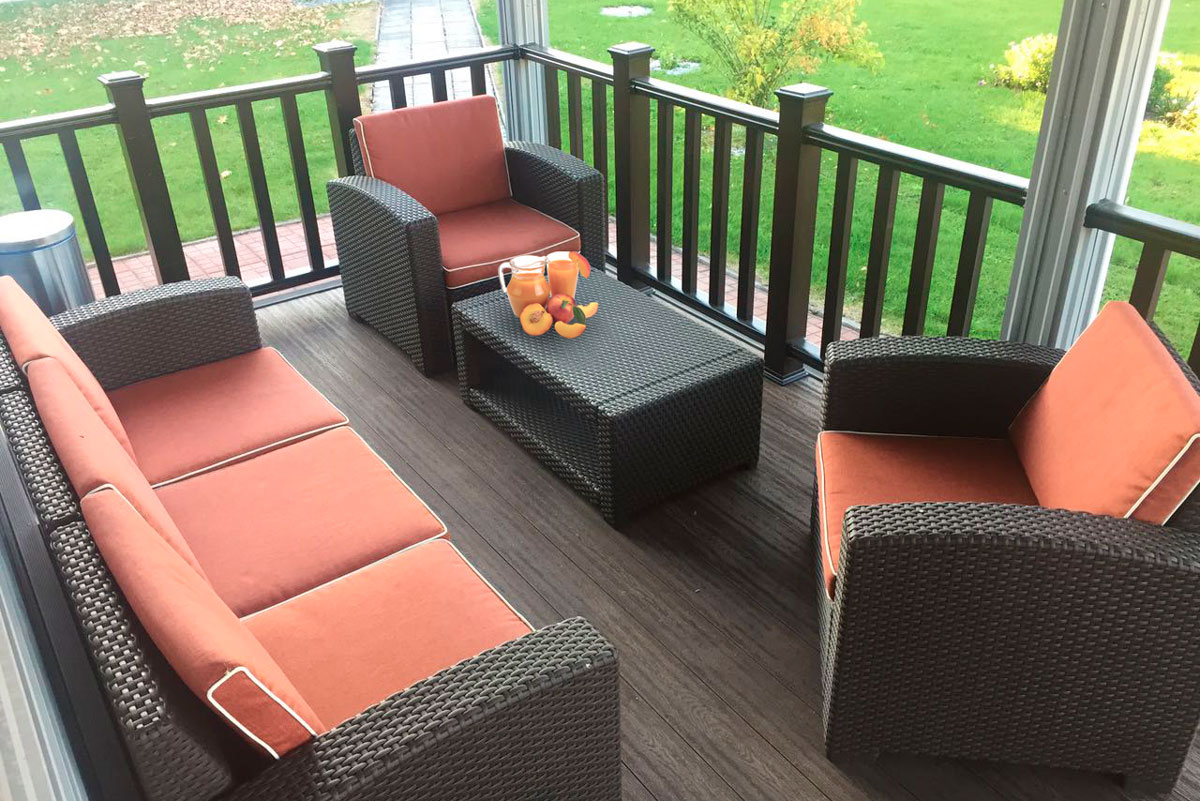 Комплект мебели Раттан премиум / Rattan premium 5, венге