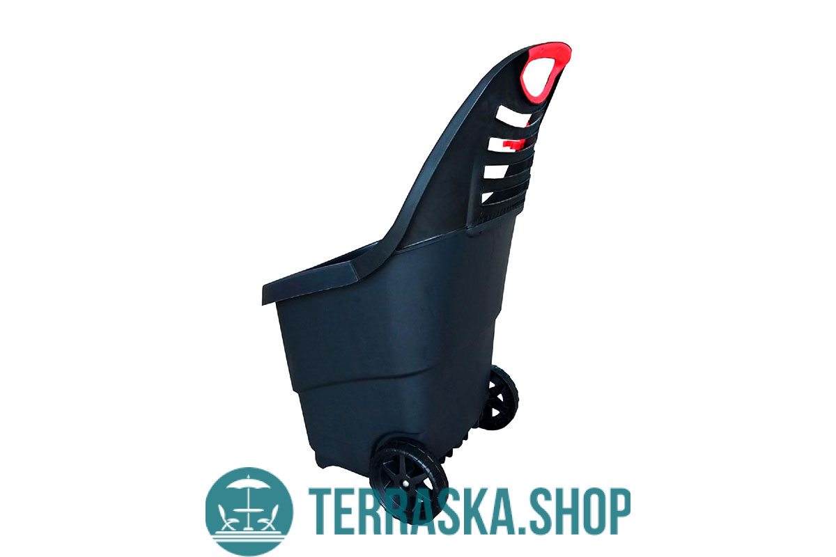 Тележка садовая Garden Trolley 65л, черн.+красн.