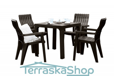 Комплект мебели b:rattan Boston Set, венге – интернет магазин «Terraska.shop»