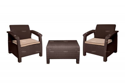 Комплект на балкон TWEET Balcony Set, цвет: венге 