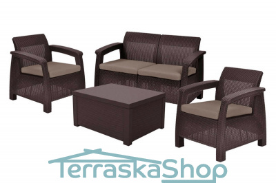 Комплект мебели Corfu Box Set, коричневый – интернет магазин «Terraska.shop»