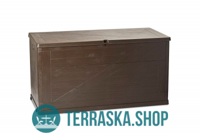 Сундук Toomax WoodLine, 420 л Коричневый – интернет магазин «Terraska.shop»