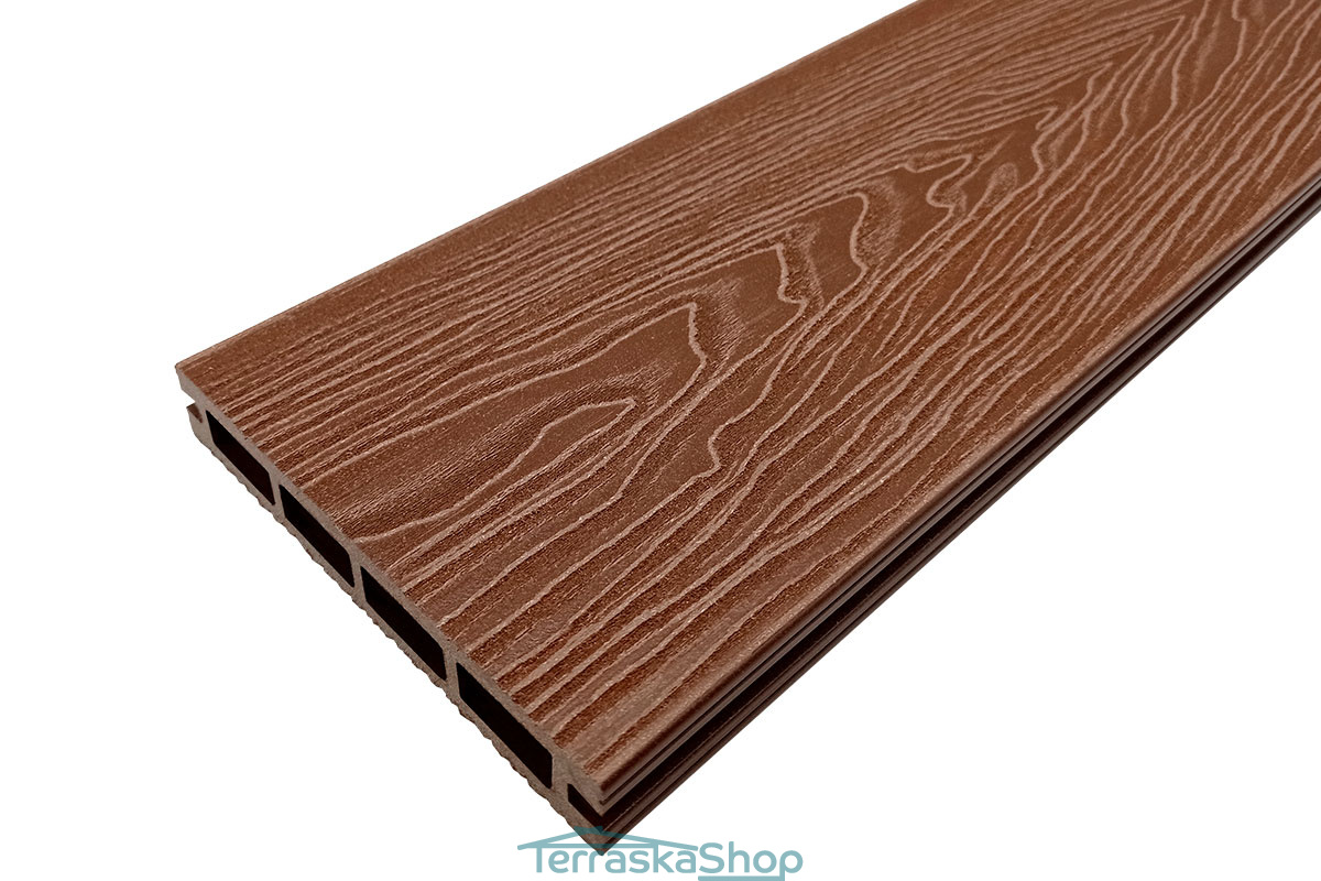 Gardeck Террасная доска NauticPrime (Light) Esthetic Wood, 145*22*4000мм, коричневый, П8