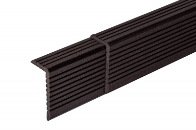 Уголок ДПК для доски Darvolex,Ecodeck,Deckron, 35*70*4000мм, венге 