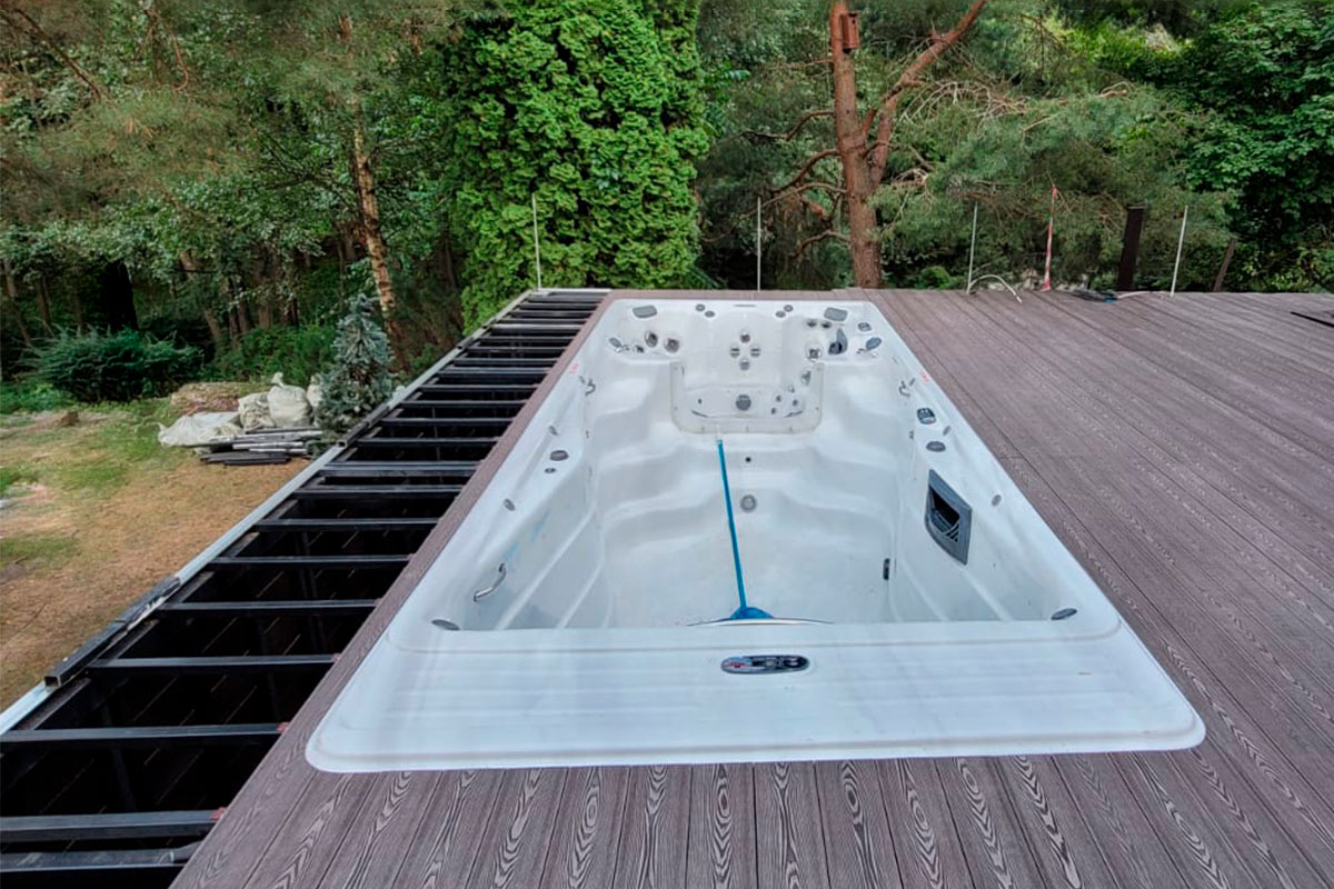 Террасная доска Holzhof Solid полнотелая 150*18*4000мм, венге, П6