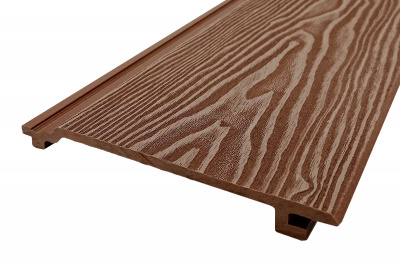 Сайдинг Darvolex 185*19*3000мм, коричневый, 3D тиснение 
