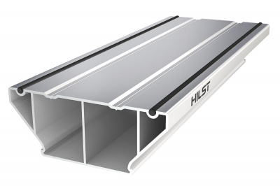 Стыковочная алюминиевая лага HILST 100x40x4000 мм 