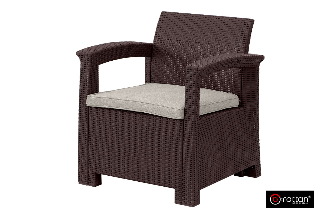Комплект мебели Раттан Комфорт 4 / Rattan Comfort 4, венге