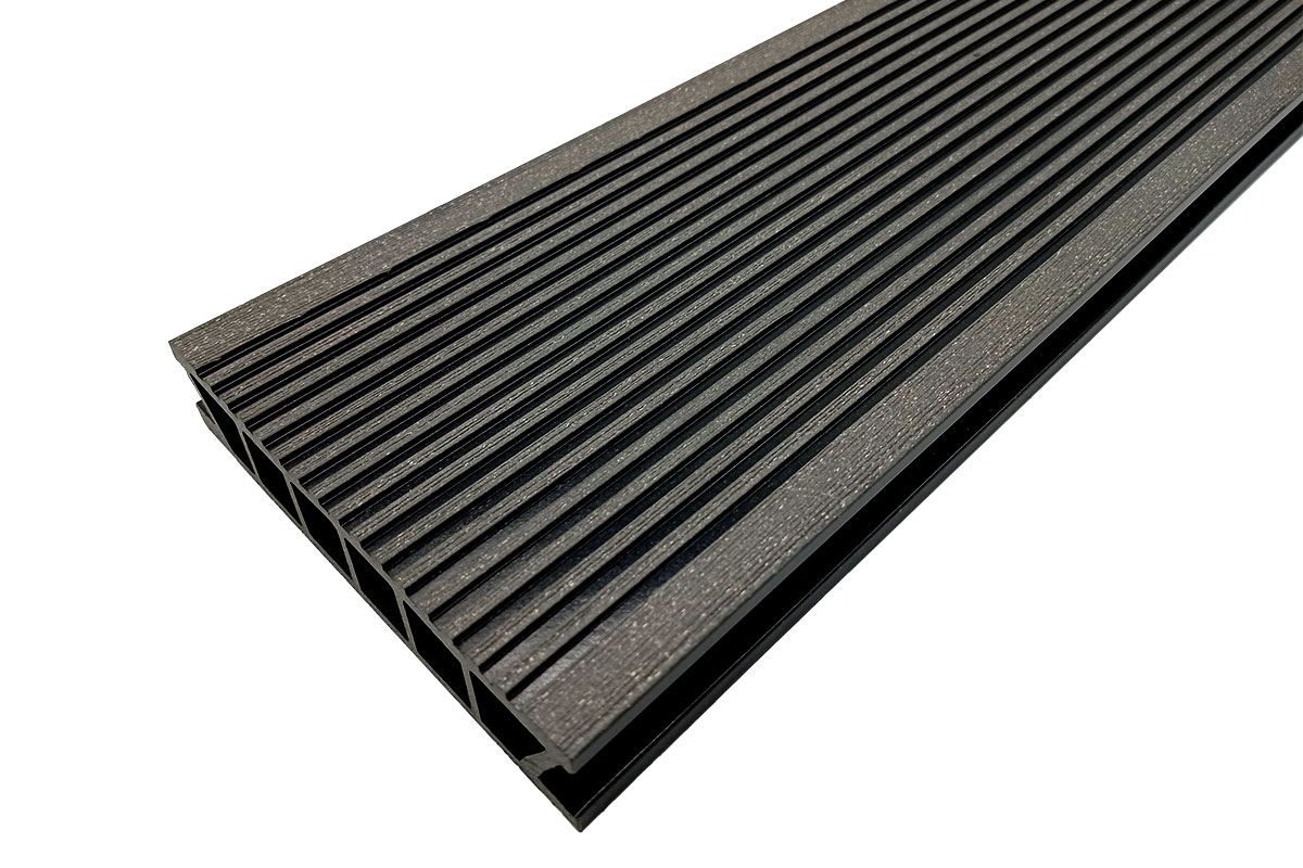 Террасная доска Deckron Classic Color 153*28*4000мм, антрацит, П7