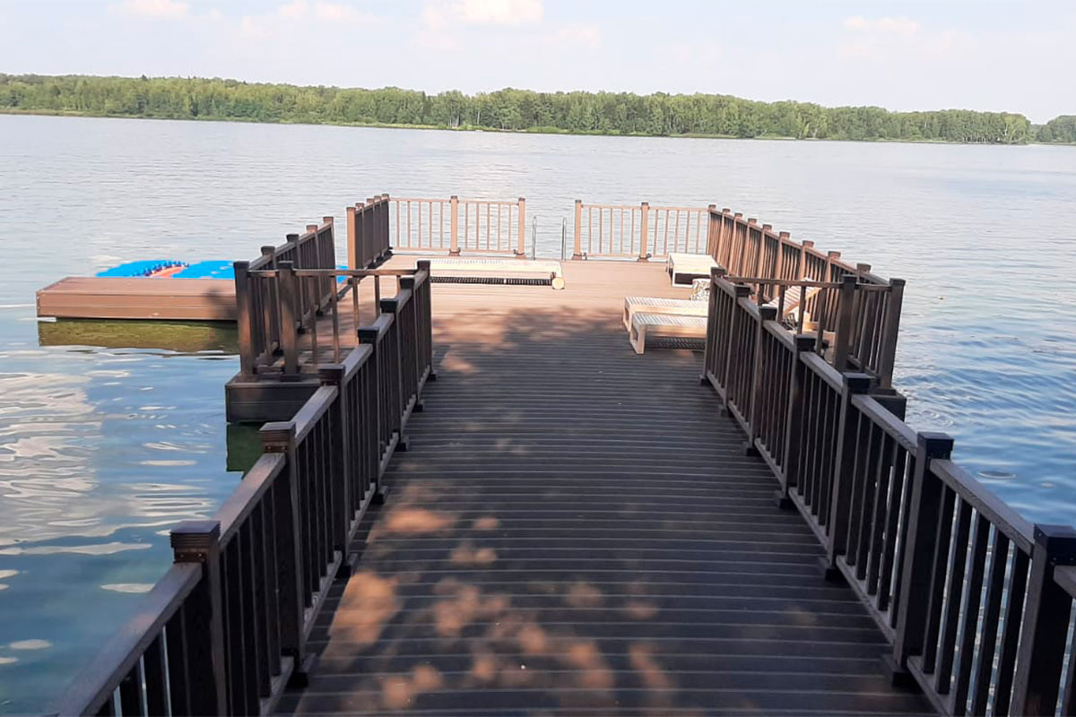 Террасная доска Deckron Woodlike 153*28*4000мм, венге, П7