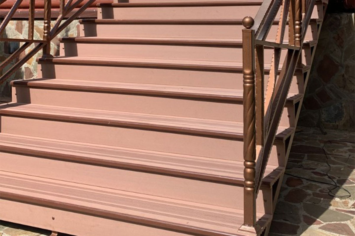 Ступень ДПК Ecodeck 346*23,5*4000мм, коричневый