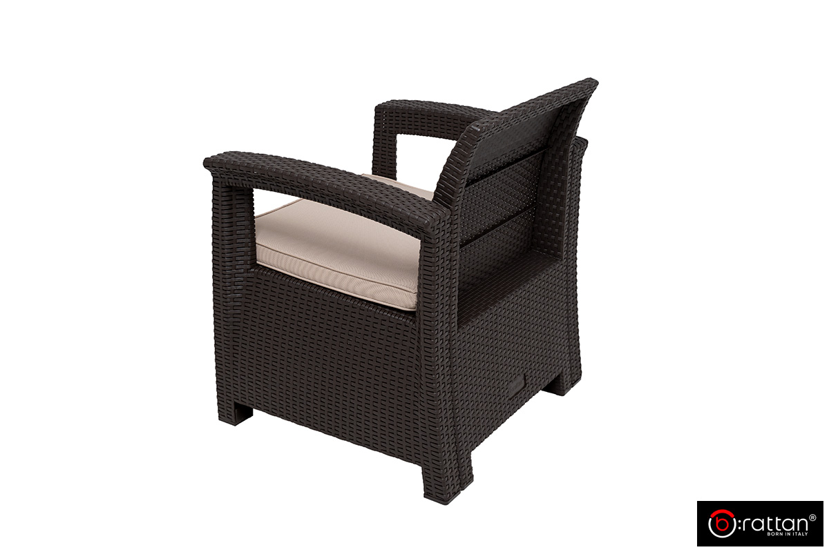 Комплект мебели Раттан Комфорт 5 / Rattan Comfort 5, венге