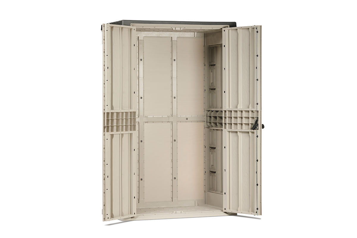 Уличный шкаф TOOMAX 2х дверный высокий Storaway, серый/антрацит