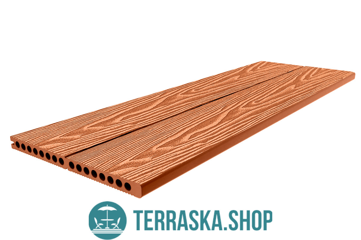 Ступень NauticPrime Esthetic Wood 300*22*4000мм, терракот