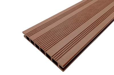 Террасная доска Ecodeck (шовная) 165*23,5*6000мм, коричневый, П7 
