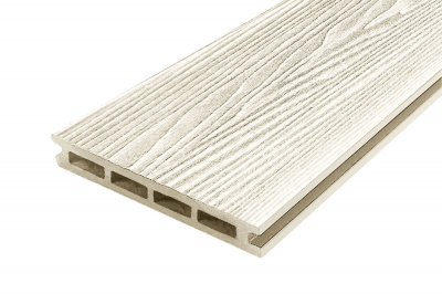 Террасная доска NauticPrime (Light) Esthetic Wood, 145*22*6000мм, слоновая кость, П8 