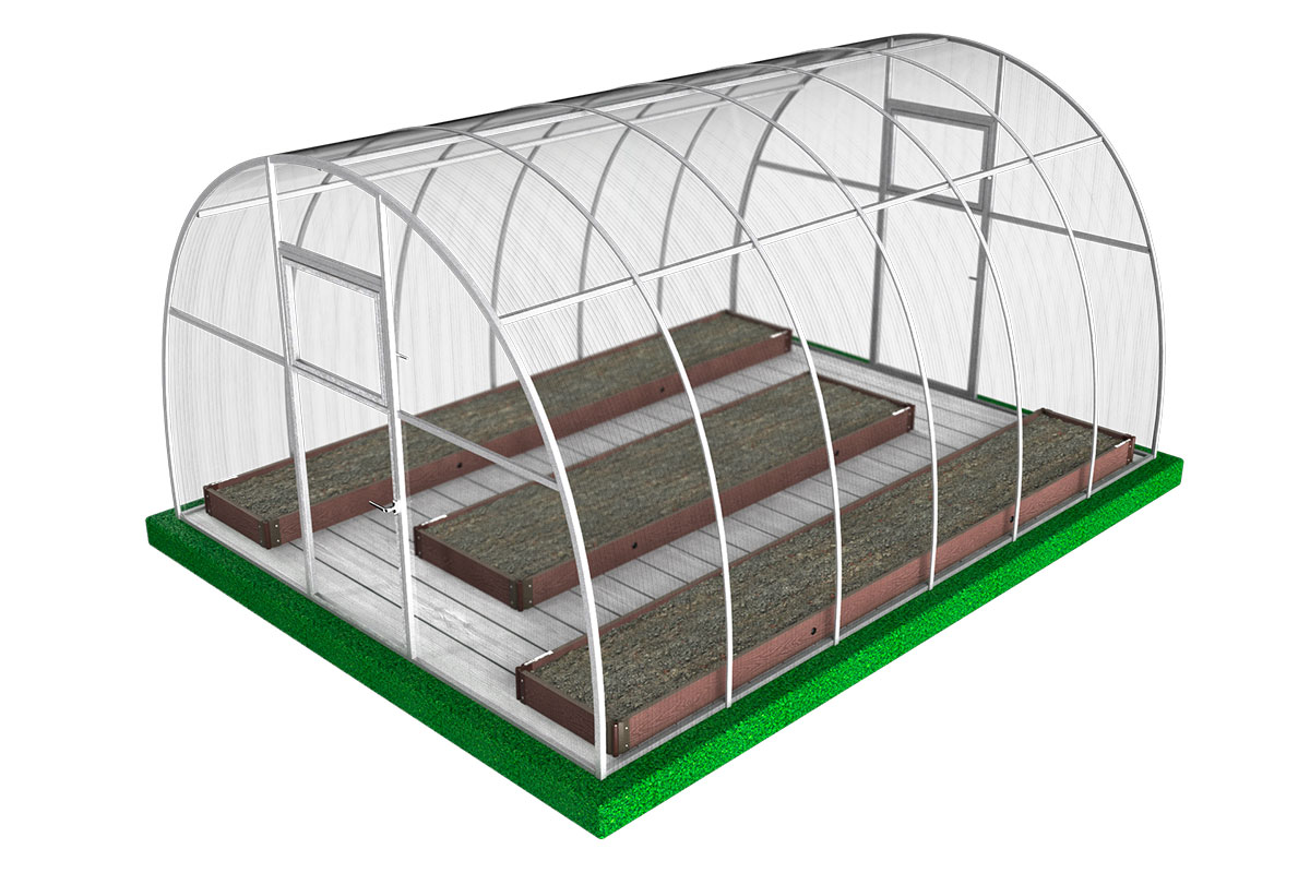 Доска грядочная NauticPrime 150*25*2950мм, серый