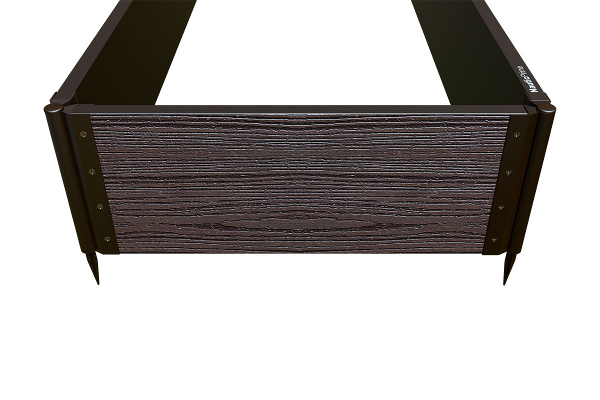 Шарнир для клумбы Holzhof 30*300мм, пластик коричневый