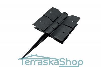 Шарнир для клумбы Holzhof 25*150мм, пластик черный – интернет магазин «Terraska.shop»