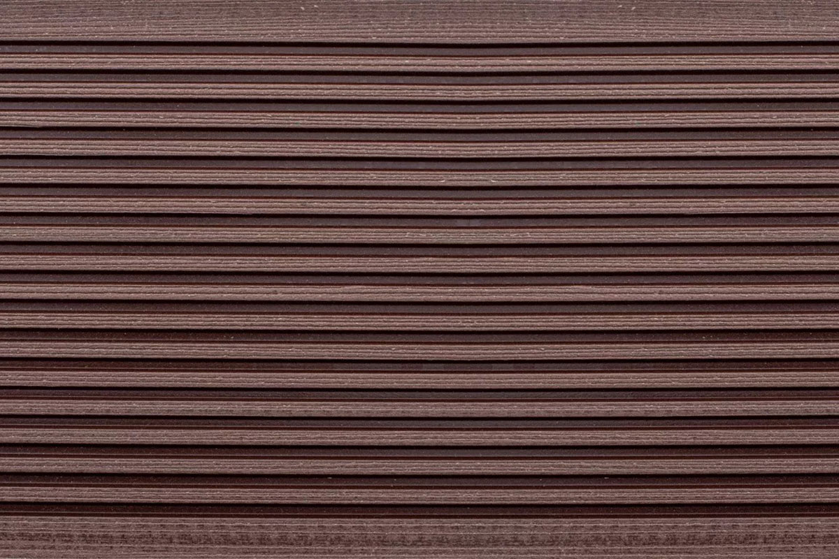 Террасная доска Deckron Classic 153*28*4000мм, коричневый, П7
