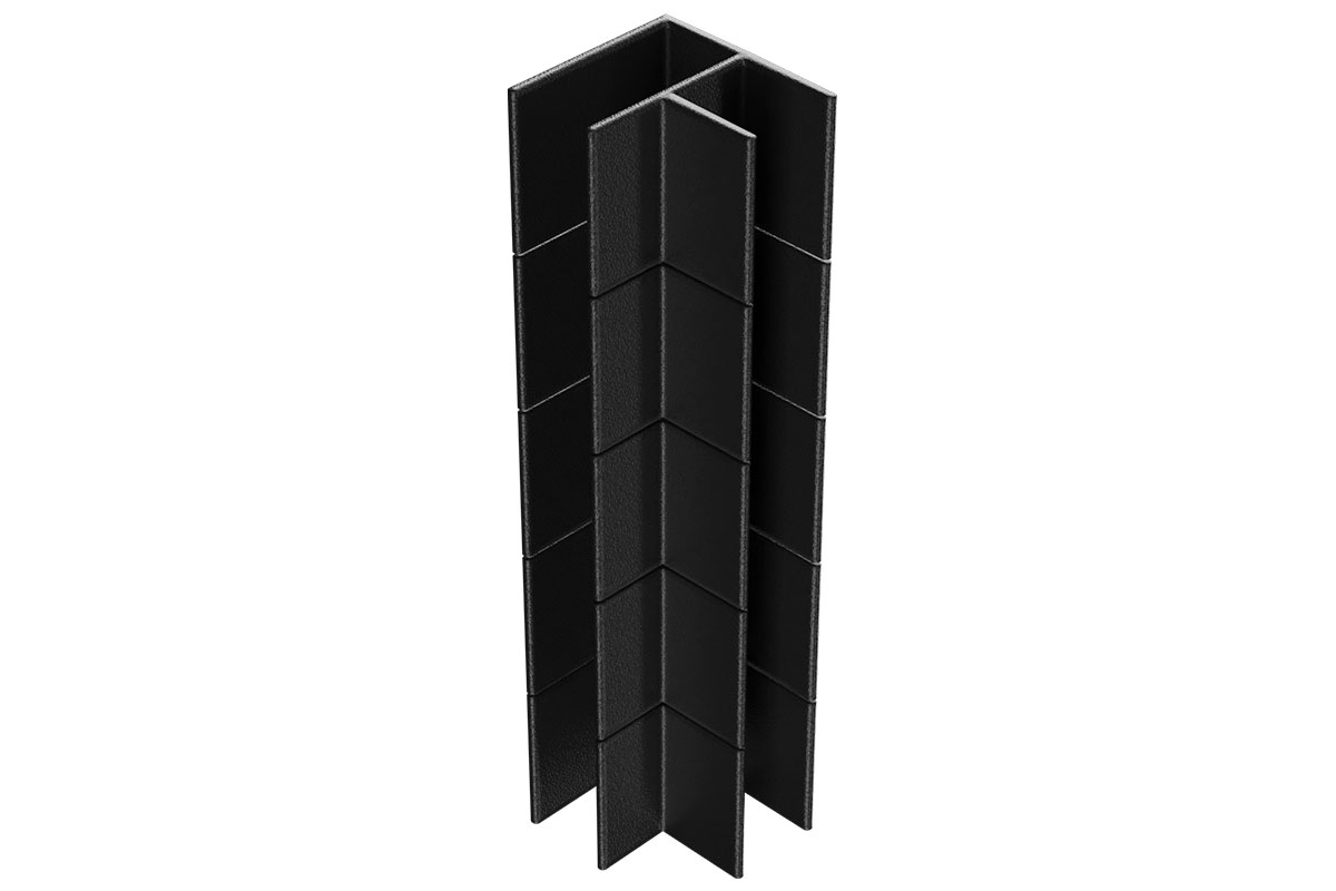 Угловой элемент для клумбы Holzhof Eco 25*250, 90град