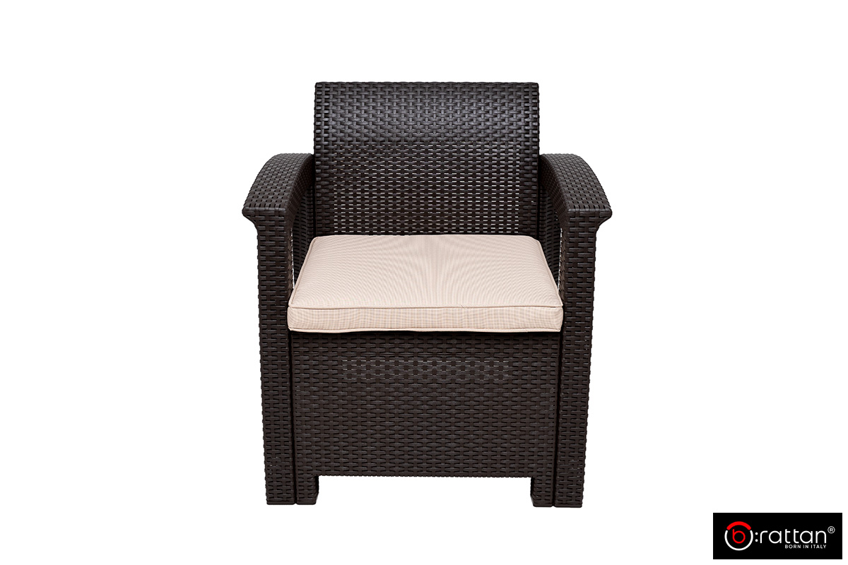 Комплект мебели Раттан Комфорт 3 / Rattan Comfort 3, венге