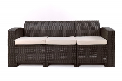 Раттан Премиум / Rattan Premium, диван трехместный, венге 