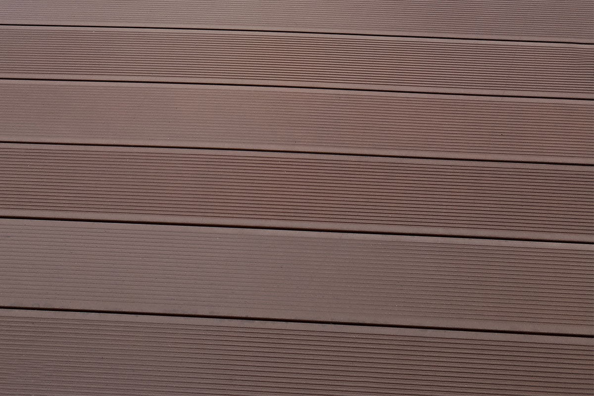Террасная доска Deckron Classic 153*28*6000мм, коричневый, П7