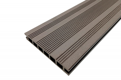 Террасная доска Ecodeck (шовная) 165*23,5*6000мм, венге, П7 