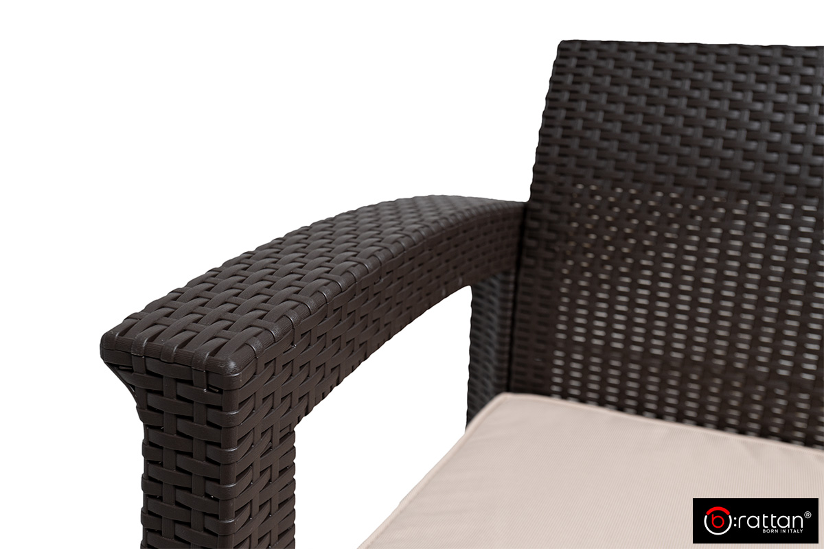 Комплект мебели Раттан Комфорт 5 / Rattan Comfort 5, венге